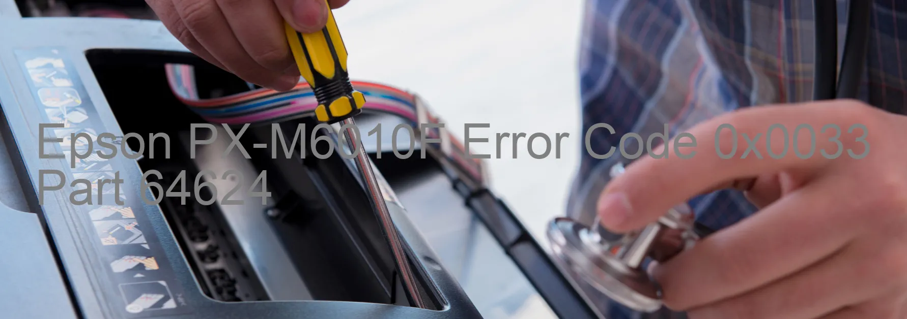 Epson PX-M6010F Código de error 0x0033