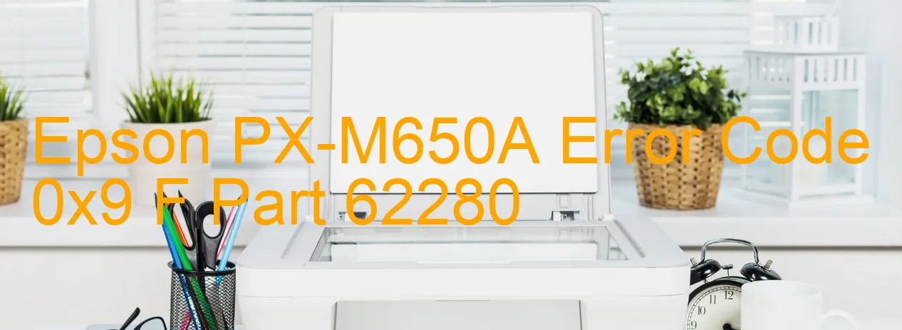 Epson PX-M650A Código de error 0x9 F