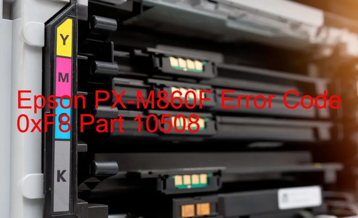 Epson PX-M860F Código de error 0xF8