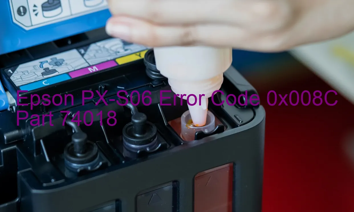 Epson PX-S06 Código de error 0x008C