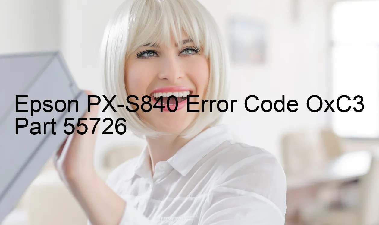 Epson PX-S840 Código de error OxC3