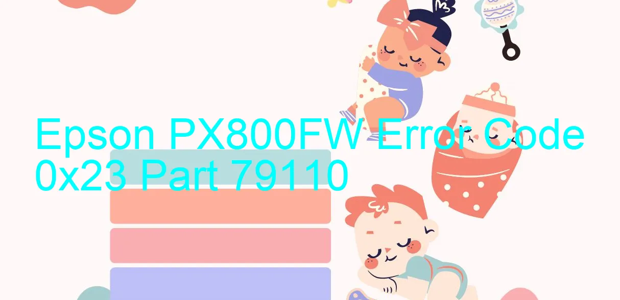 Epson PX800FW Código de error 0x23