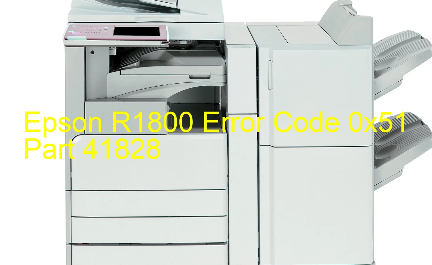 Epson R1800 Código de error 0x51