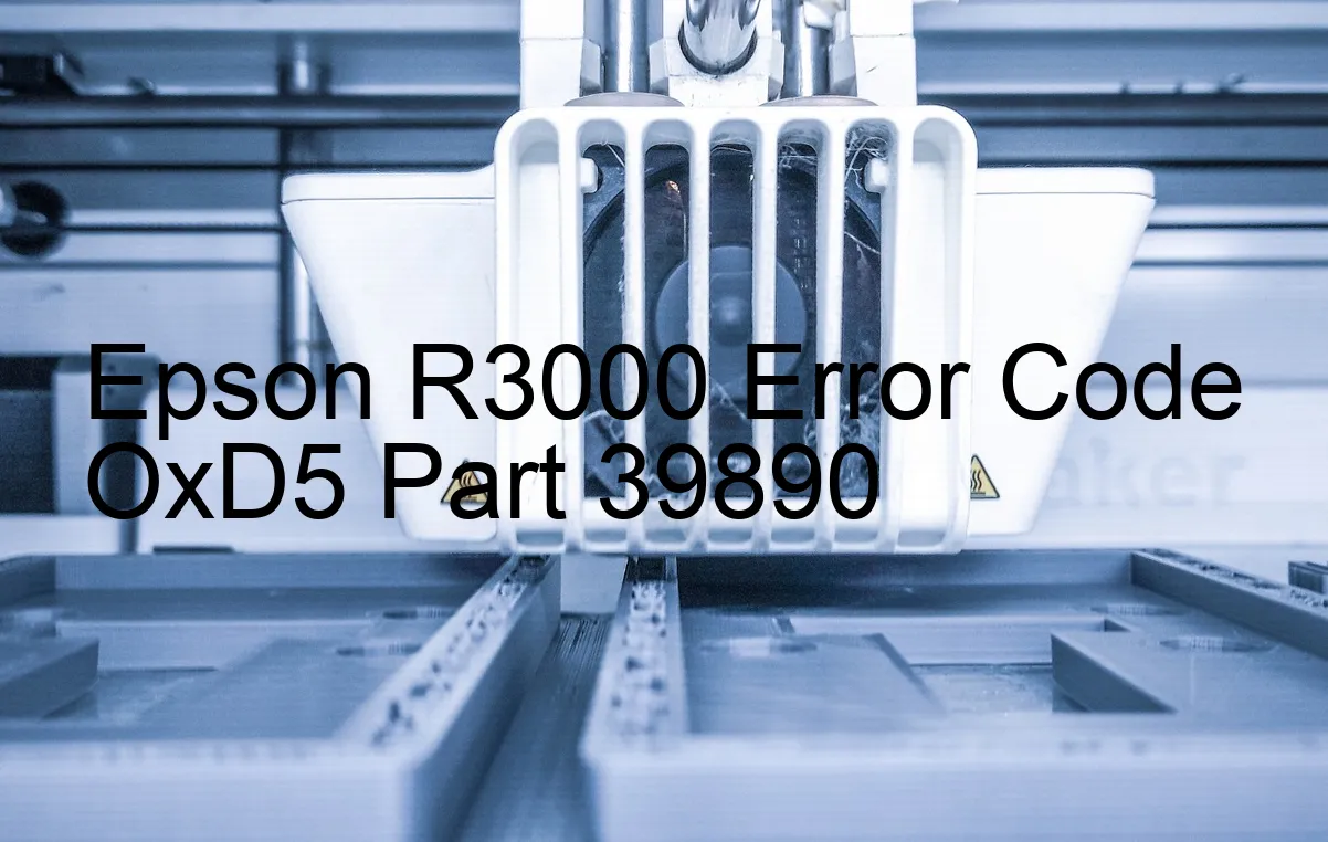 Epson R3000 Código de error OxD5