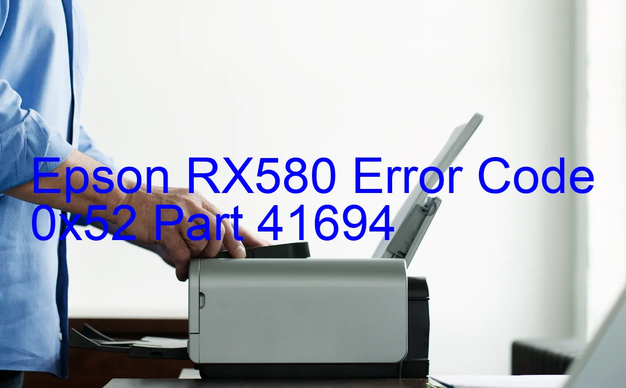 Epson RX580 Código de error 0x52