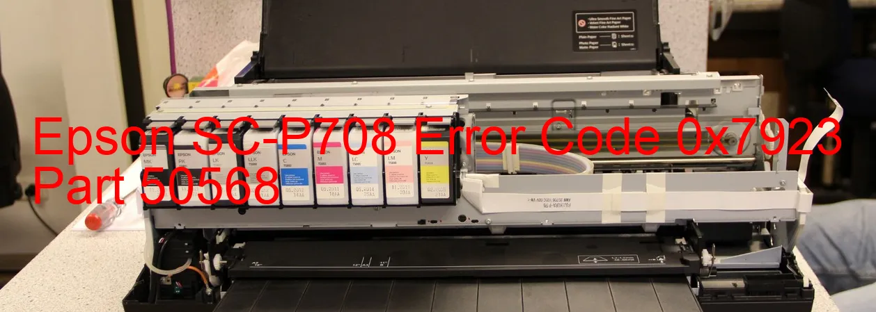 Epson SC-P708 Código de error 0x7923