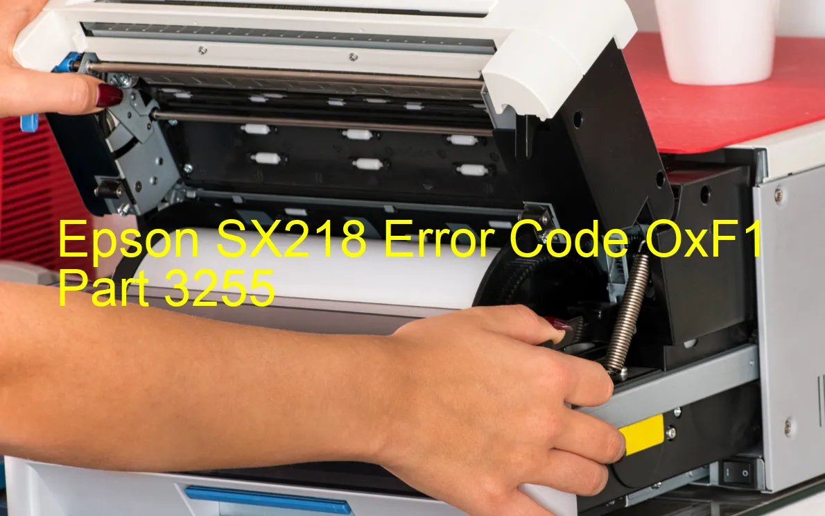 Epson SX218 Código de error OxF1