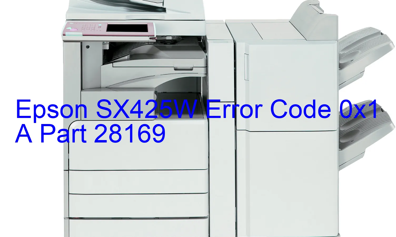 Epson SX425W Código de error 0x1 A