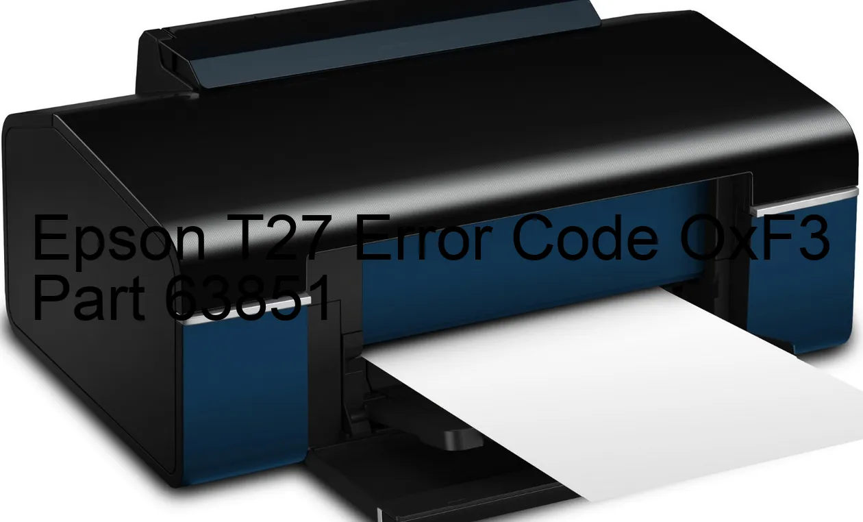 Epson T27 Código de error OxF3