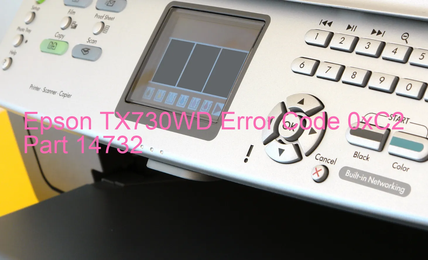 Epson TX730WD Código de error 0xC2