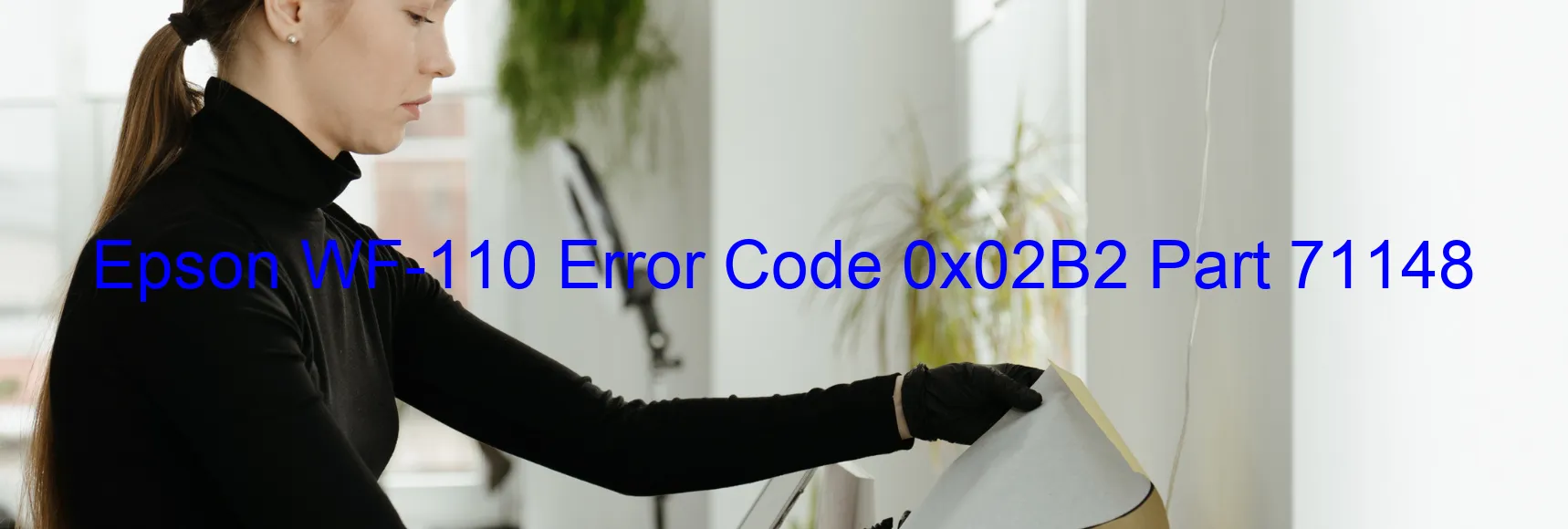 Epson WF-110 Código de error 0x02B2