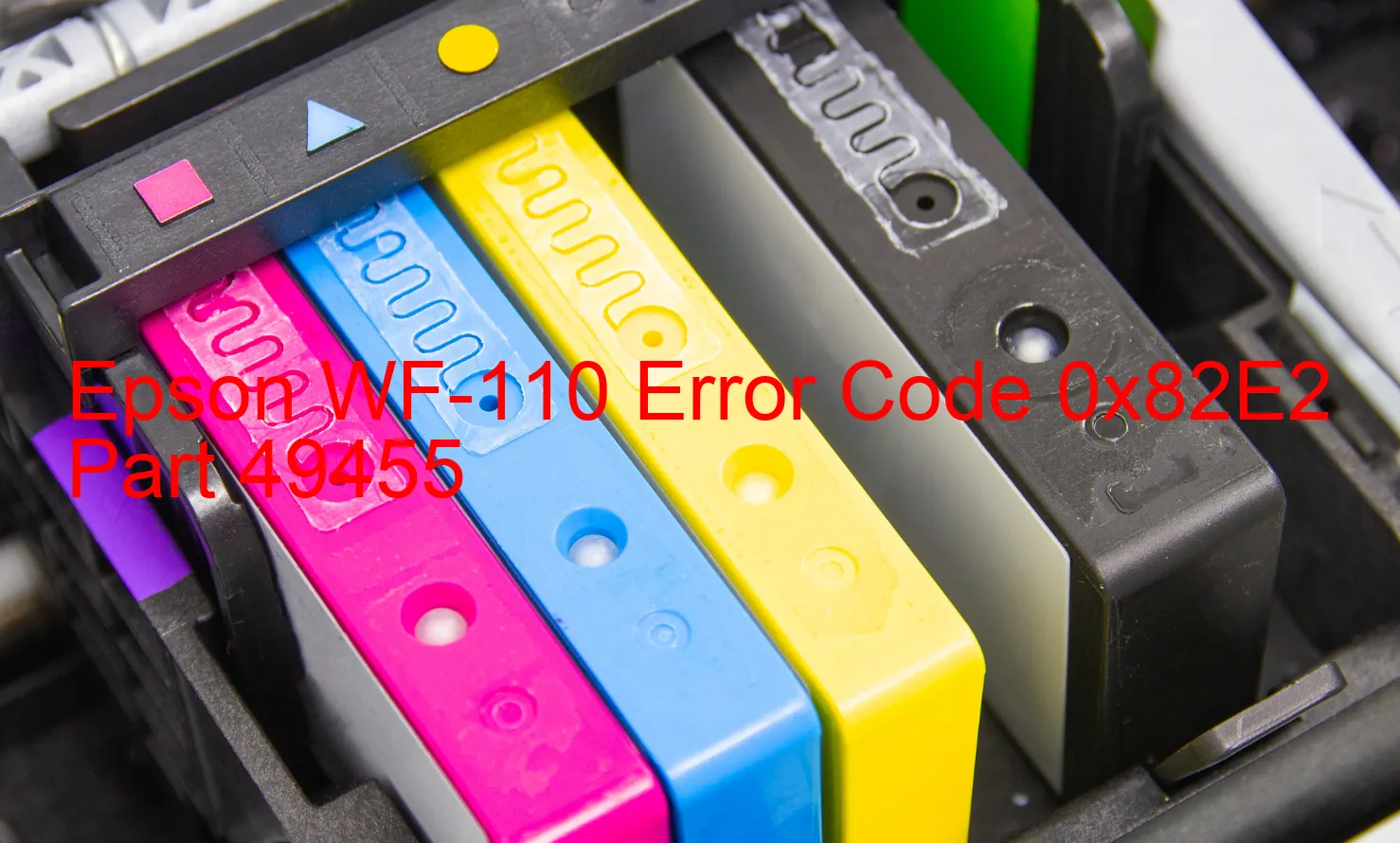 Epson WF-110 Código de error 0x82E2