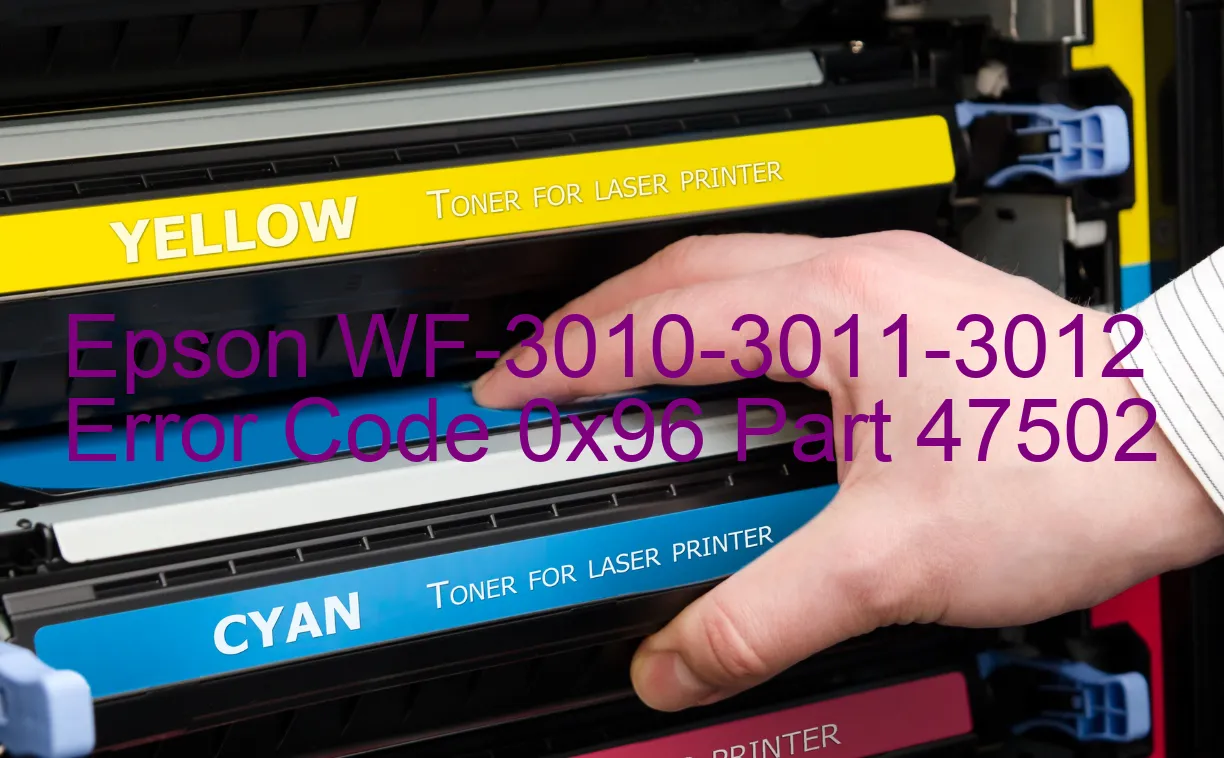 Epson WF-3010-3011-3012 Código de error 0x96