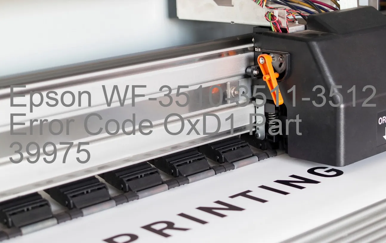 Epson WF-3510-3511-3512 Código de error OxD1