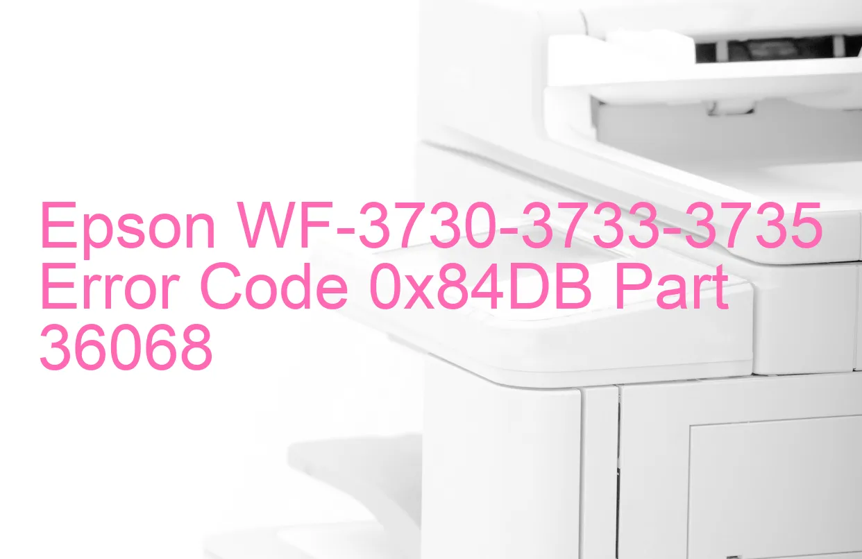 Epson WF-3730-3733-3735 Código de error 0x84DB