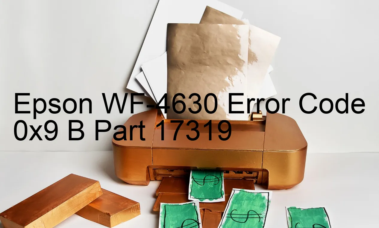 Epson WF-4630 Código de error 0x9 B