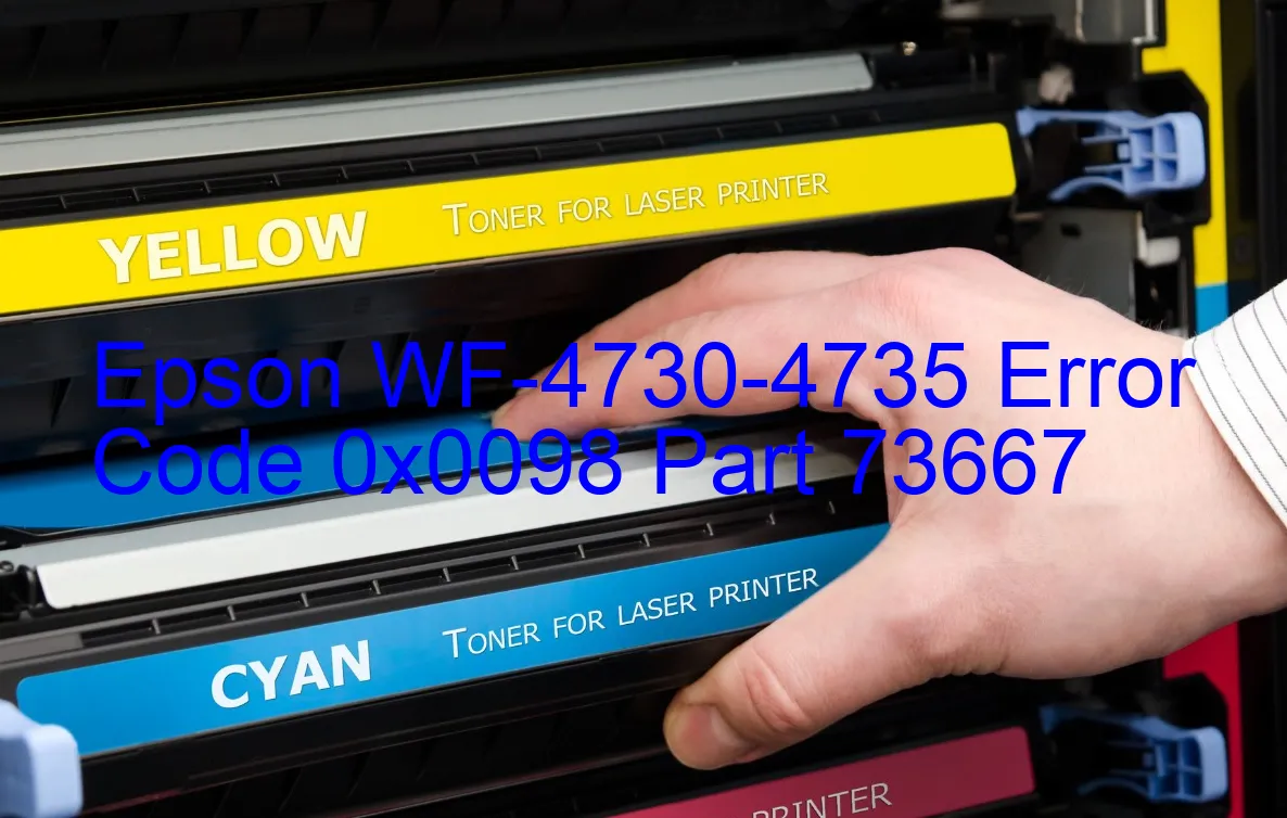 Epson WF-4730-4735 Código de error 0x0098