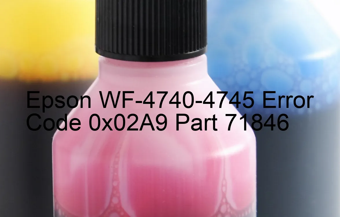 Epson WF-4740-4745 Código de error 0x02A9