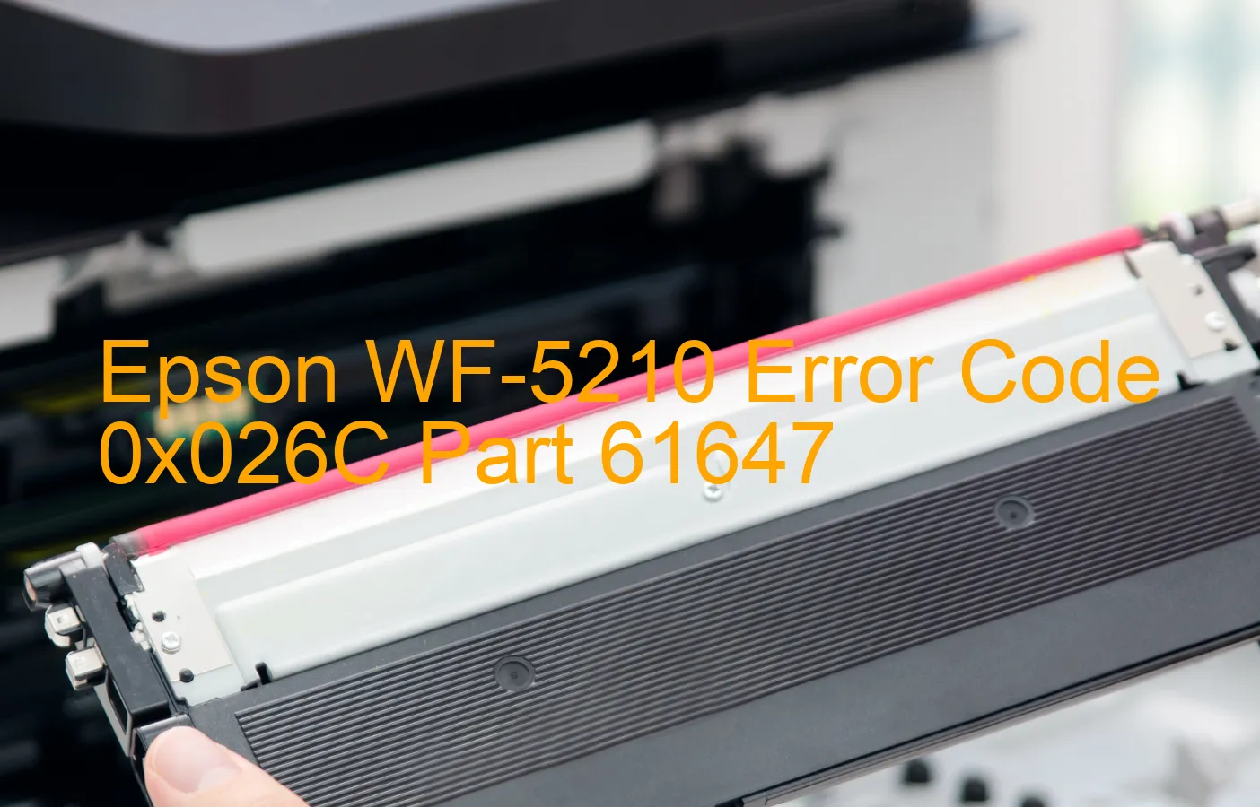 Epson WF-5210 Código de error 0x026C