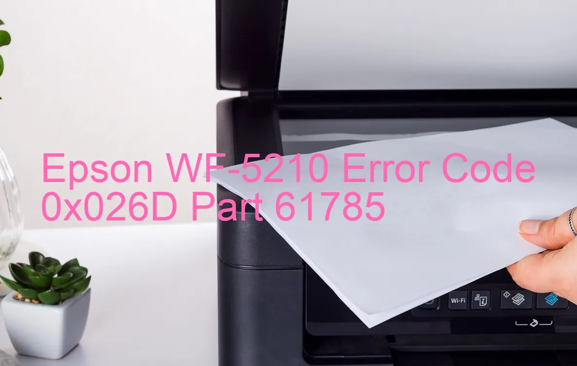 Epson WF-5210 Código de error 0x026D