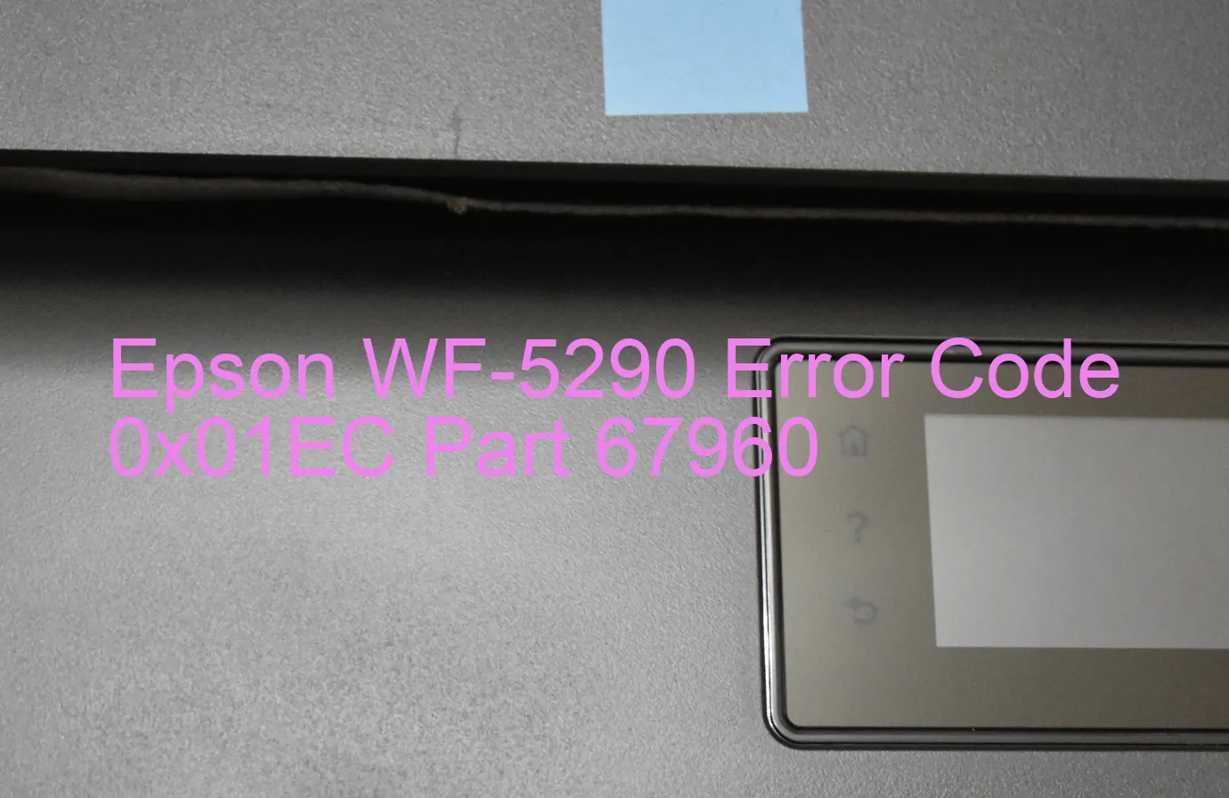 Epson WF-5290 Código de error 0x01EC