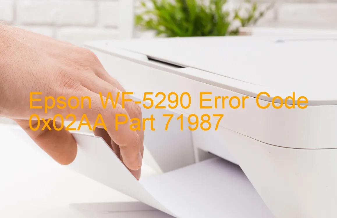 Epson WF-5290 Código de error 0x02AA