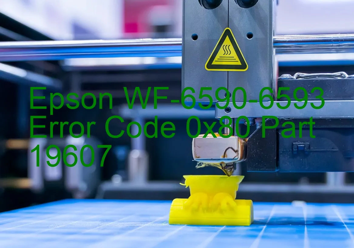 Epson WF-6590-6593 Código de error 0x80