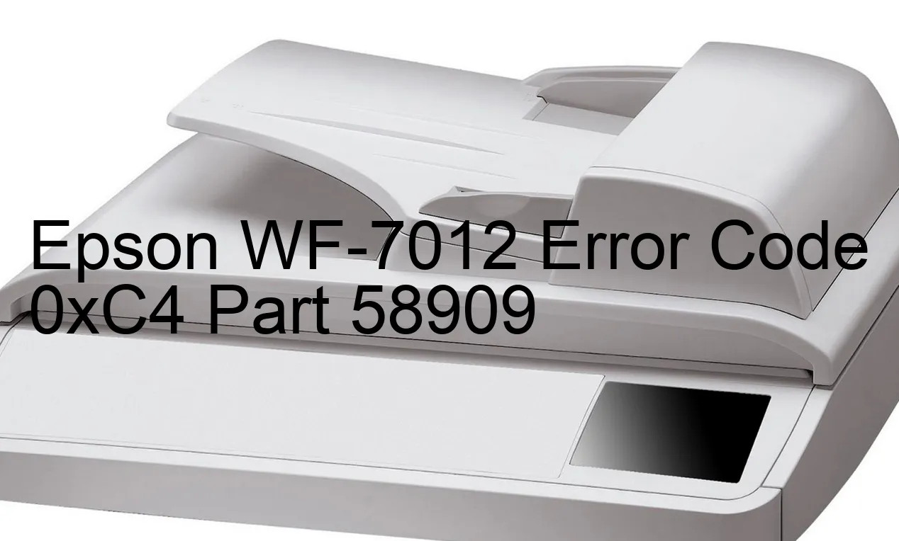 Epson WF-7012 Código de error 0xC4