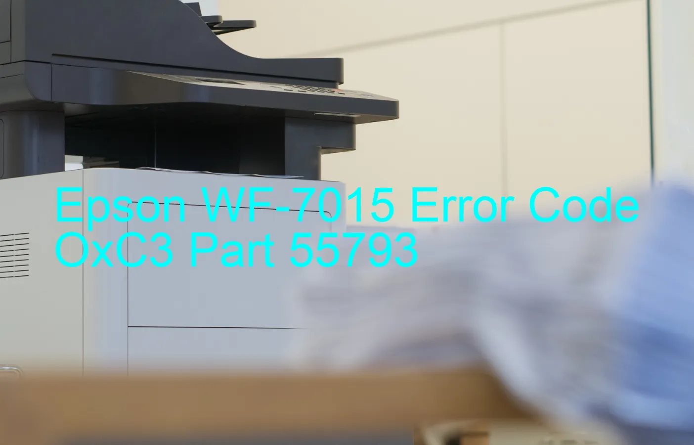 Epson WF-7015 Código de error OxC3