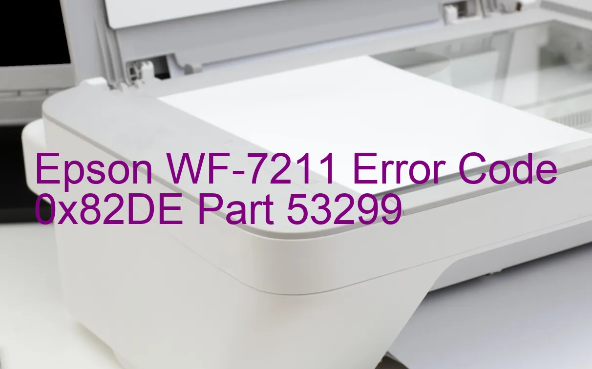 Epson WF-7211 Código de error 0x82DE