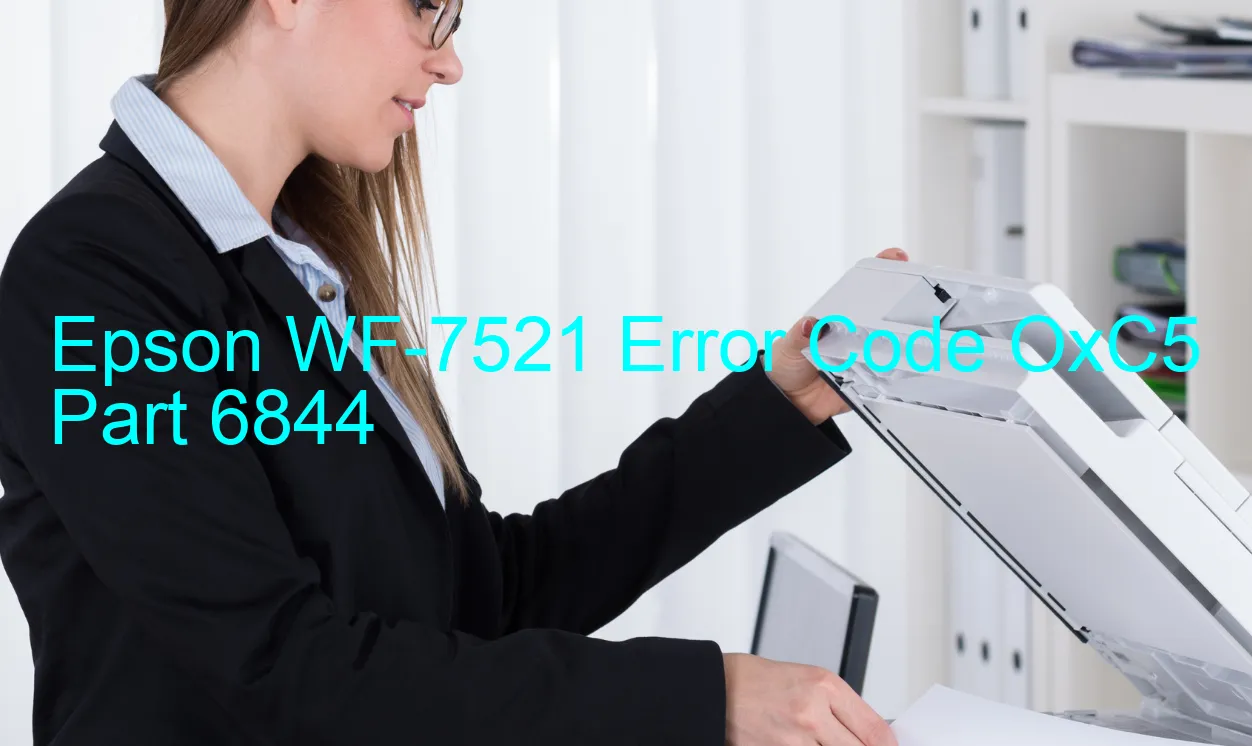 Epson WF-7521 Código de error OxC5