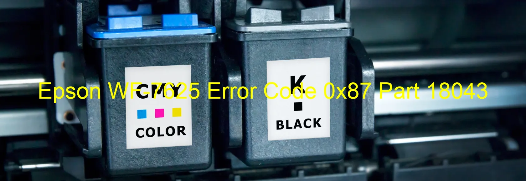 Epson WF-7625 Código de error 0x87