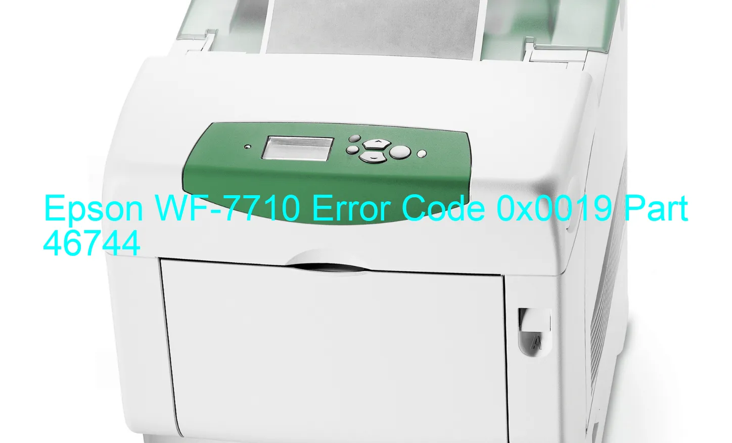 Epson WF-7710 Código de error 0x0019