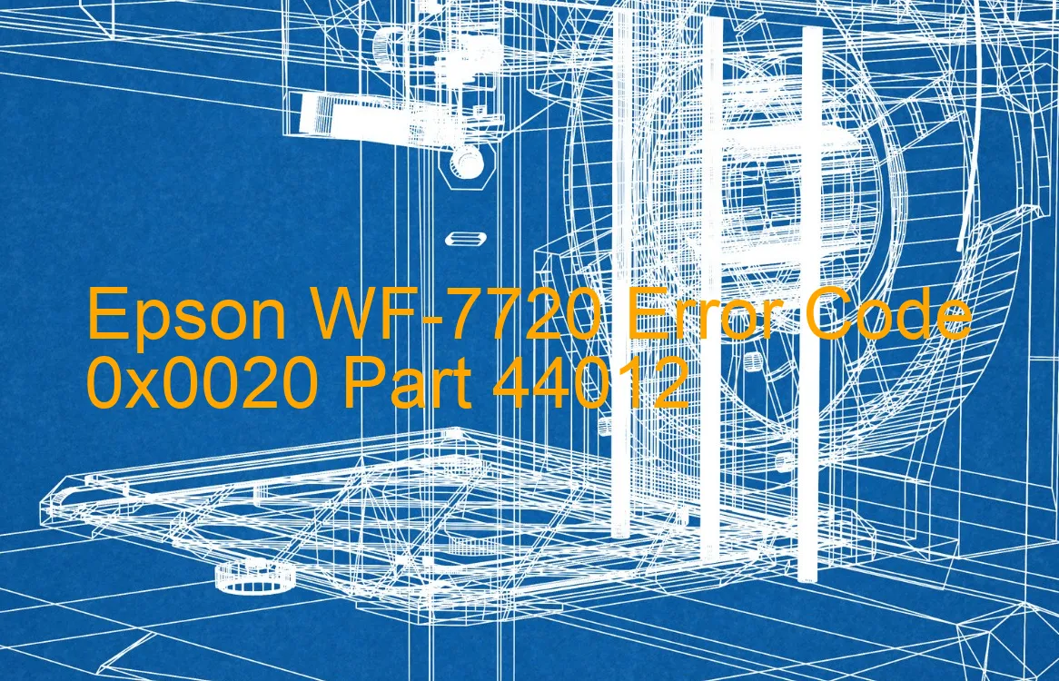 Epson WF-7720 Código de error 0x0020