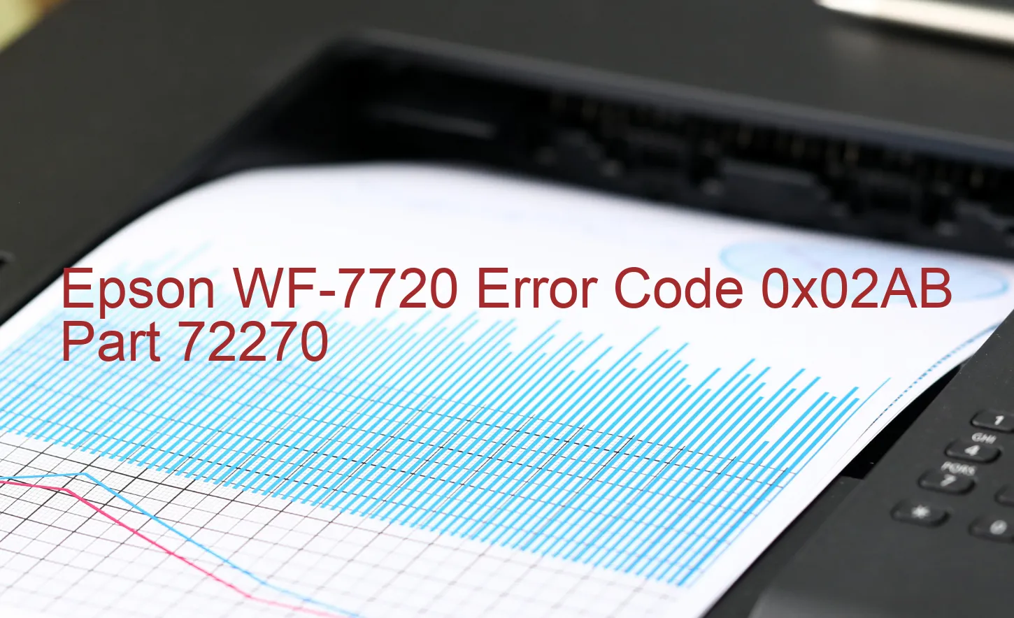 Epson WF-7720 Código de error 0x02AB