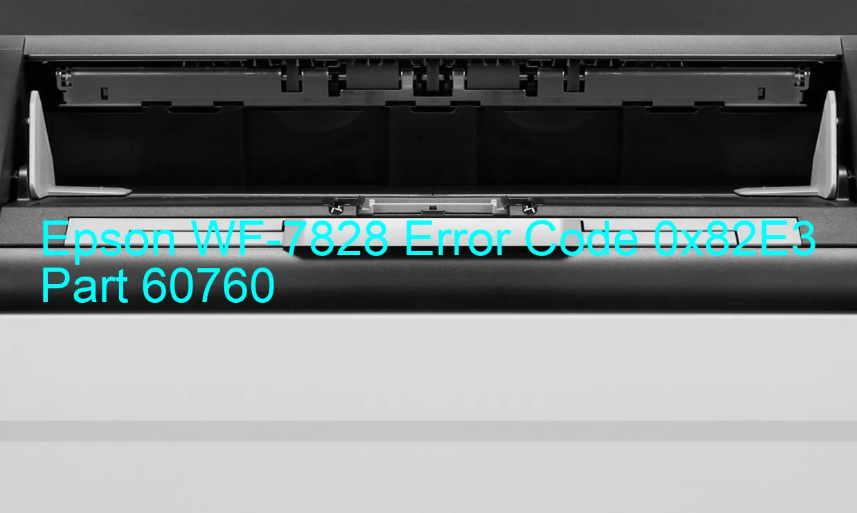 Epson WF-7828 Código de error 0x82E3