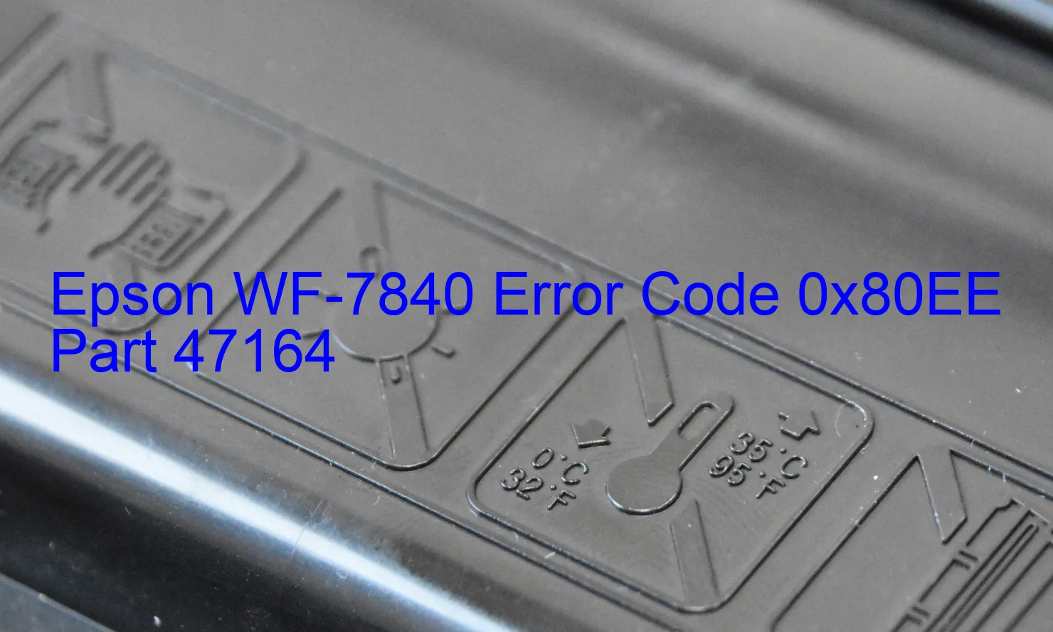 Epson WF-7840 Código de error 0x80EE