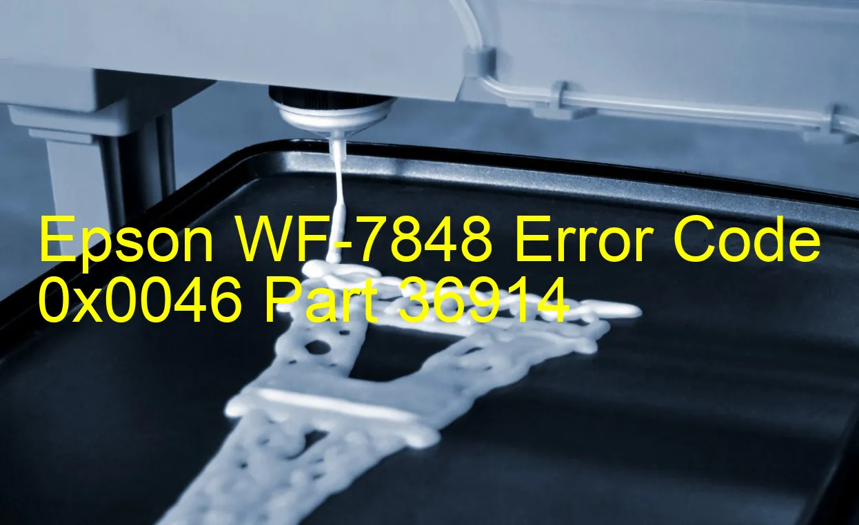 Epson WF-7848 Código de error 0x0046