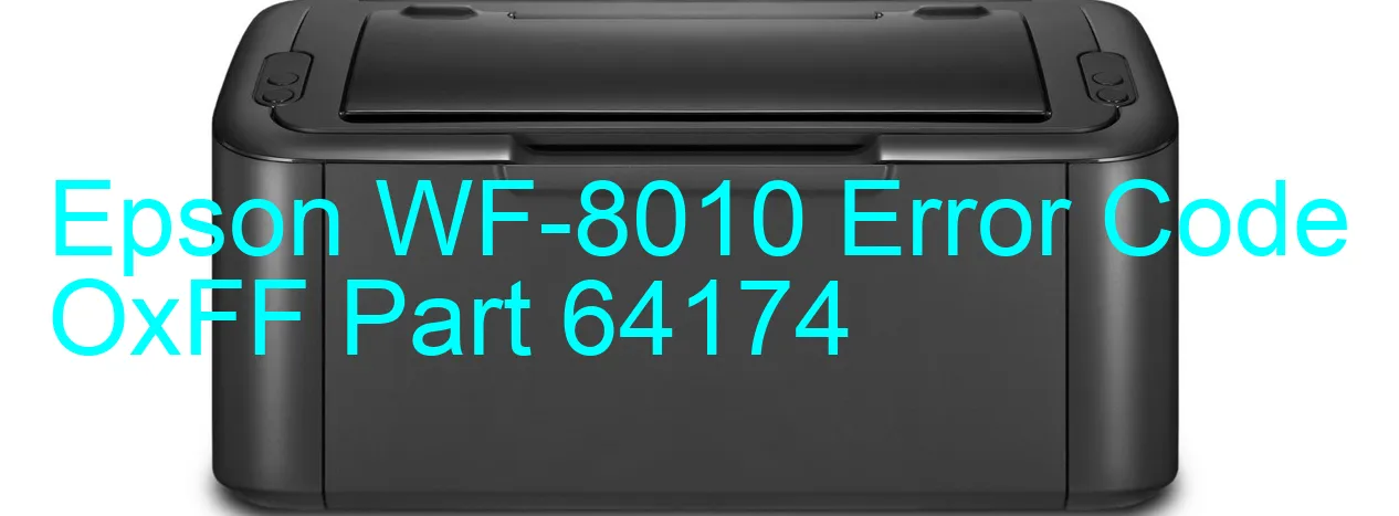 Epson WF-8010 Código de error OxFF