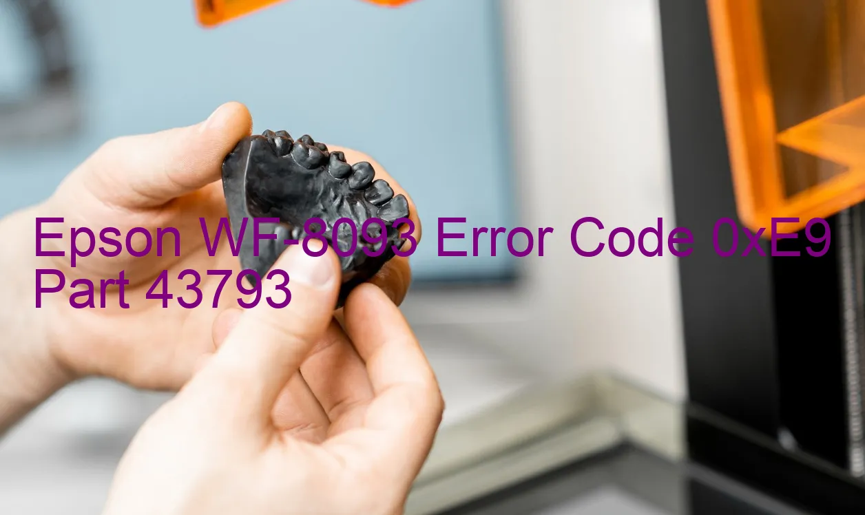 Epson WF-8093 Código de error 0xE9