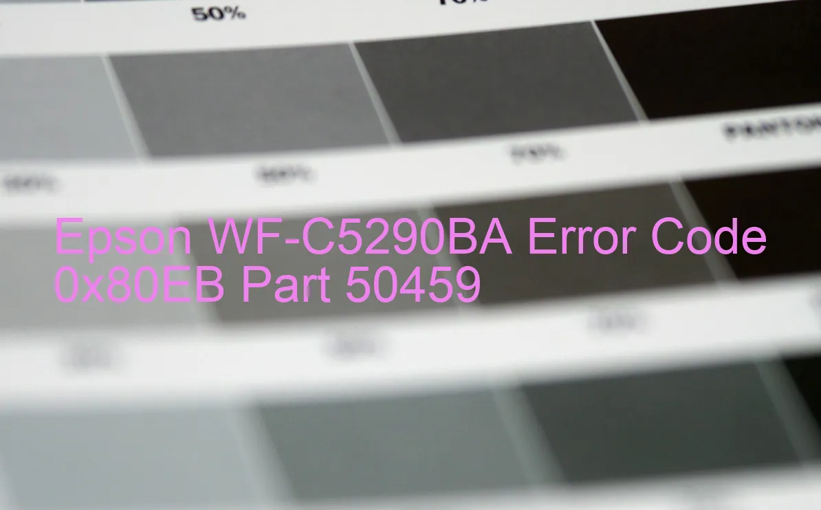 Epson WF-C5290BA Código de error 0x80EB