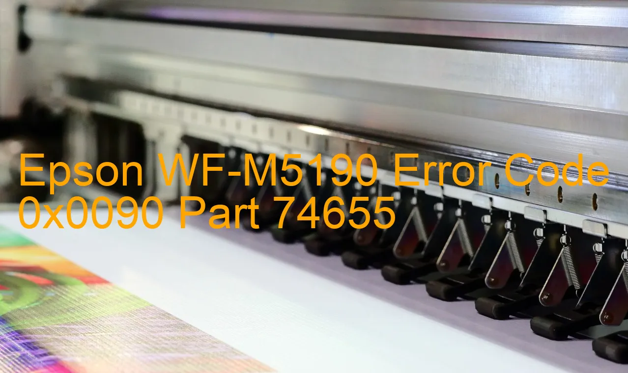 Epson WF-M5190 Código de error 0x0090