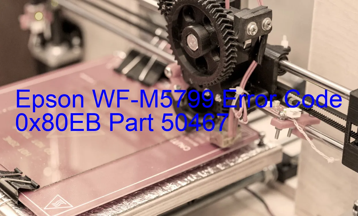 Epson WF-M5799 Código de error 0x80EB