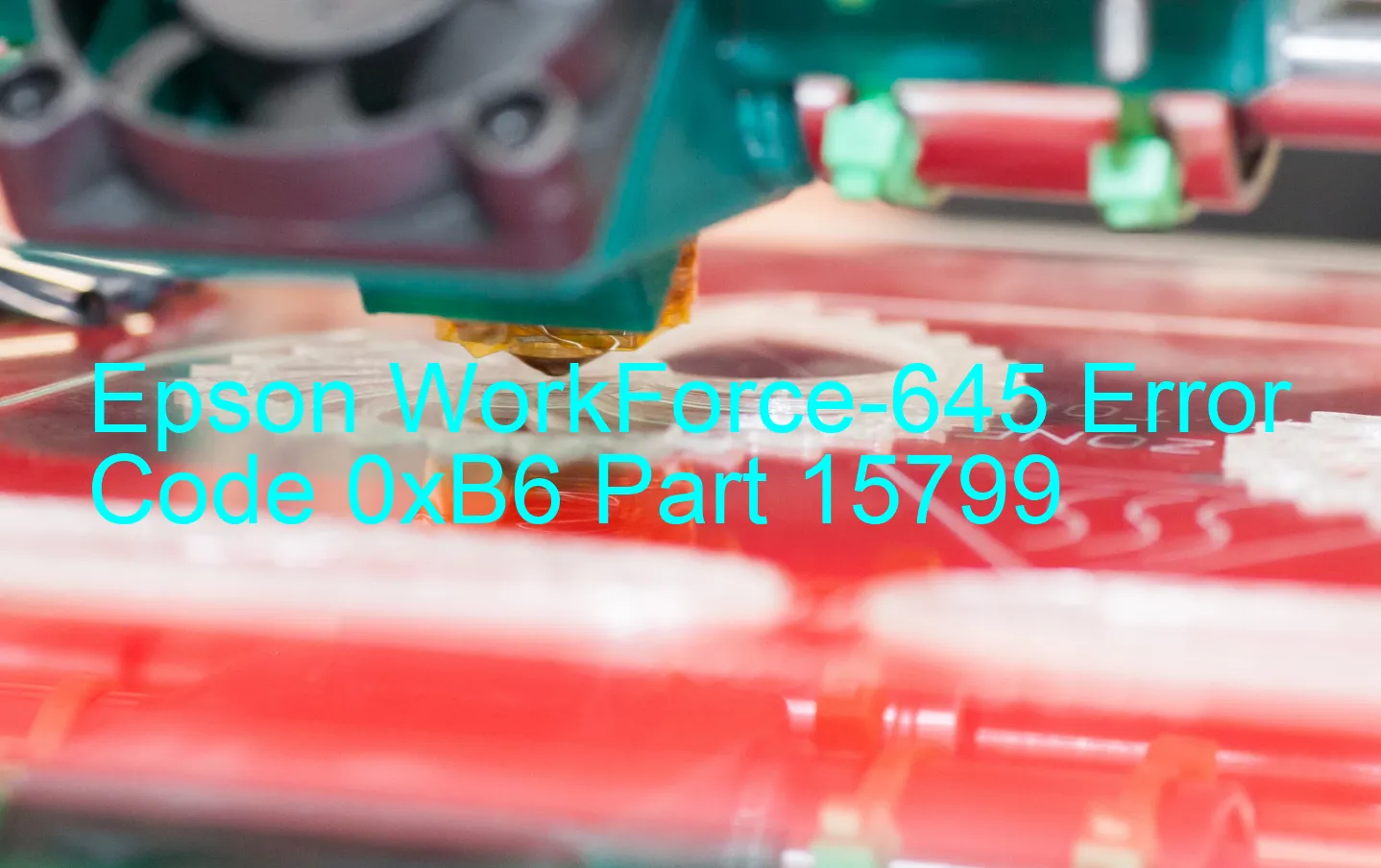 Epson WorkForce-645 Código de error 0xB6