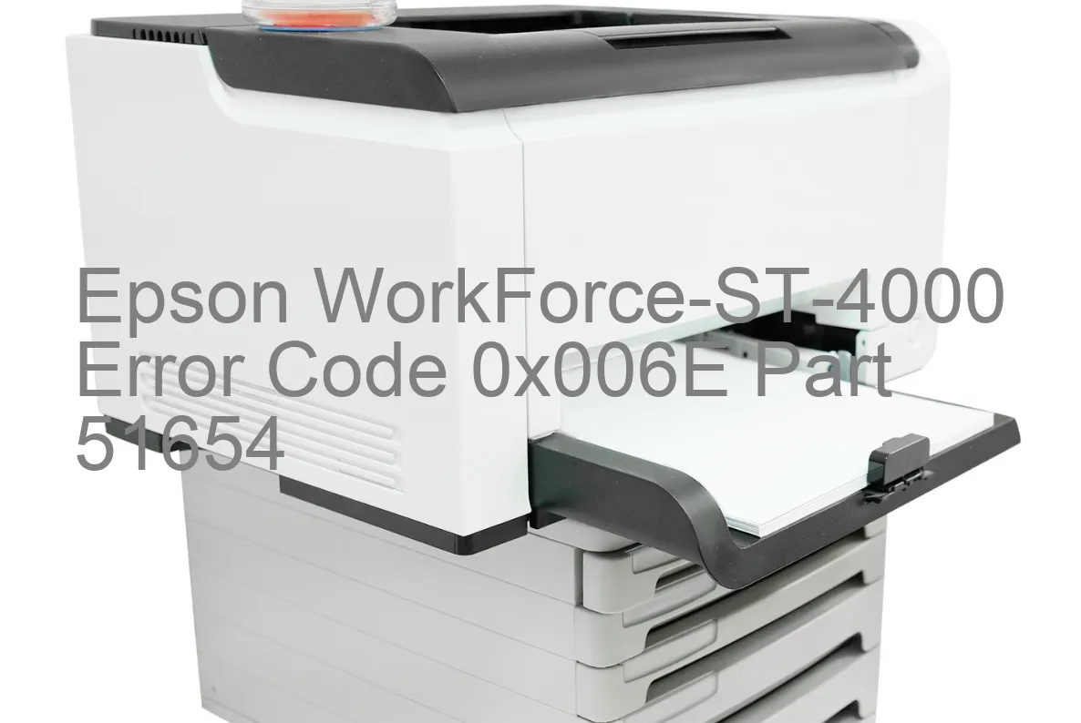 Epson WorkForce-ST-4000 Código de error 0x006E