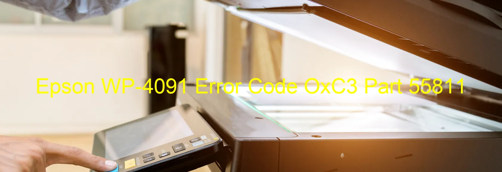 Epson WP-4091 Código de error OxC3