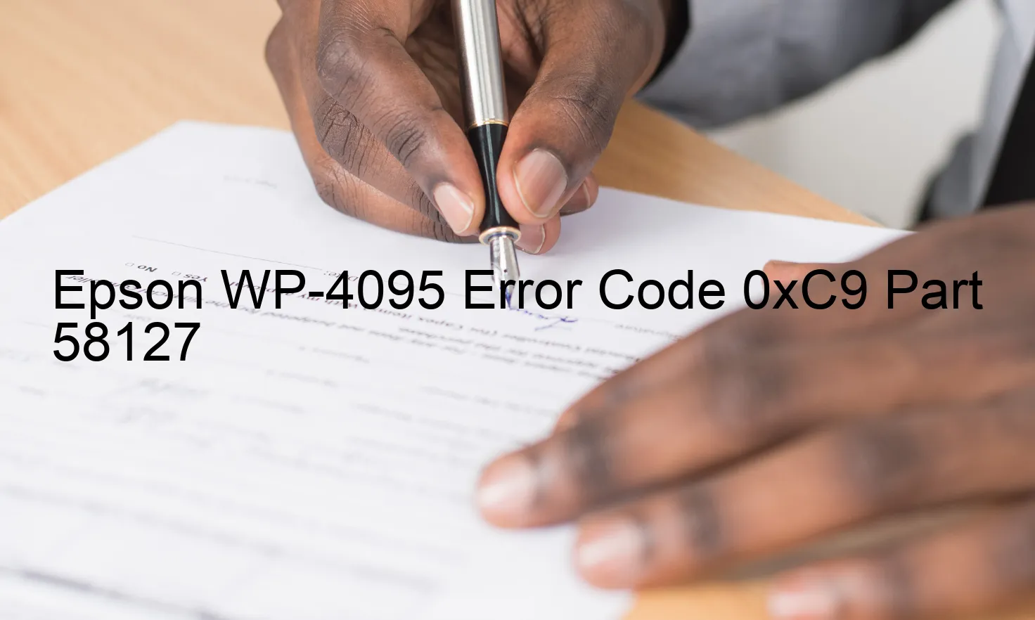 Epson WP-4095 Código de error 0xC9