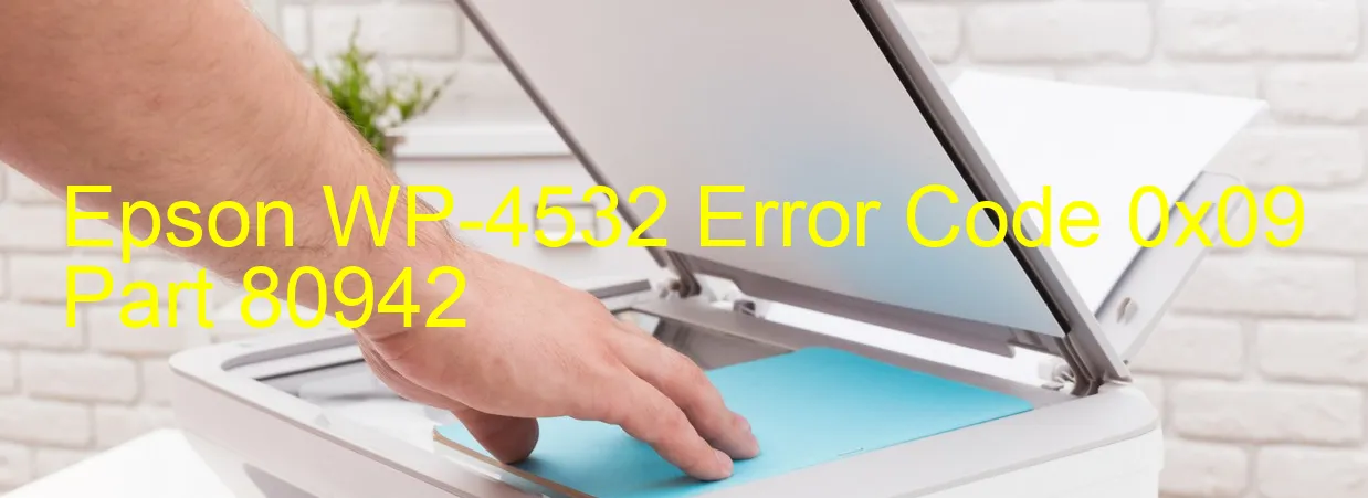 Epson WP-4532 Código de error 0x09