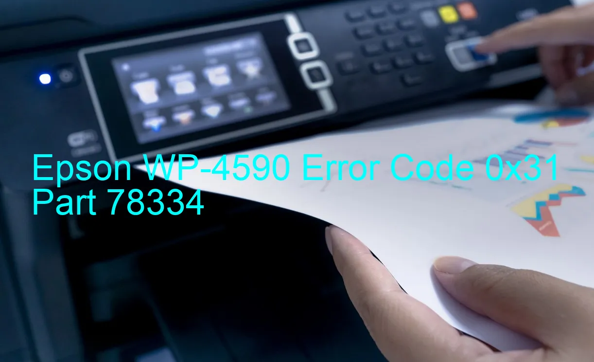 Epson WP-4590 Código de error 0x31