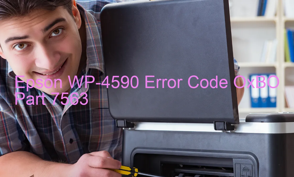 Epson WP-4590 Código de error OxBO
